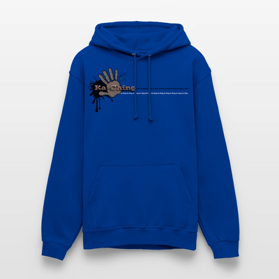 Ka-Ching Unisex Hoodie Ching Bronze logo - bright royal