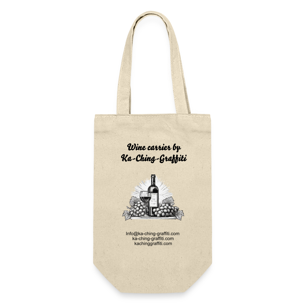 Ka-Ching Gift Bag for Bottles (silver) - nature