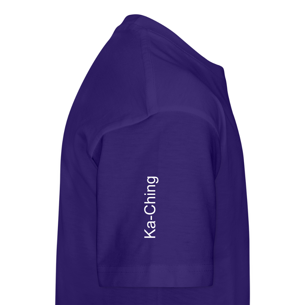 Ka-Ching T-Shirt Ching Green Logo - purple