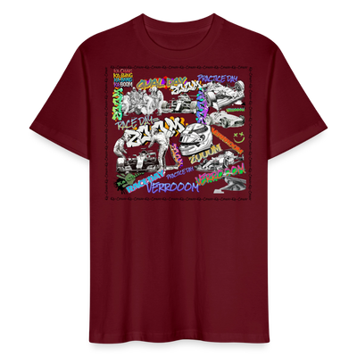 Ka-Ching Motorsports Graffiti T-Shirt - burgundy