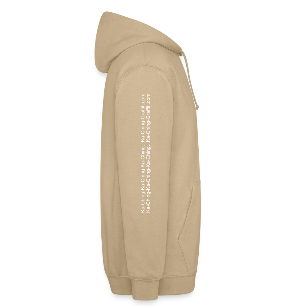 Unisex Hoodie Ching Silver logo - beige