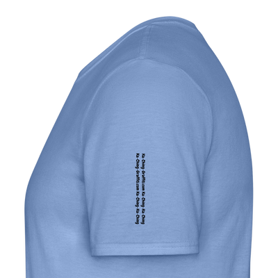 Ka-Ching T-Shirt Ching Gold Logo CHGD-T-02w - carolina blue