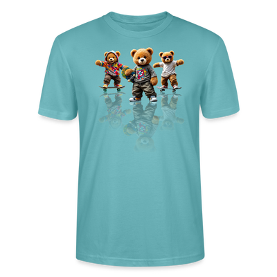 skateboarding Teds Tee - pastel turquoise