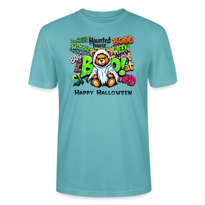 Teddie Ghost boo Tee - pastel turquoise