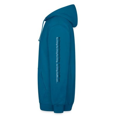 Ka-Ching Unisex Hoodie Ching Bronze logo - deep sea blue 