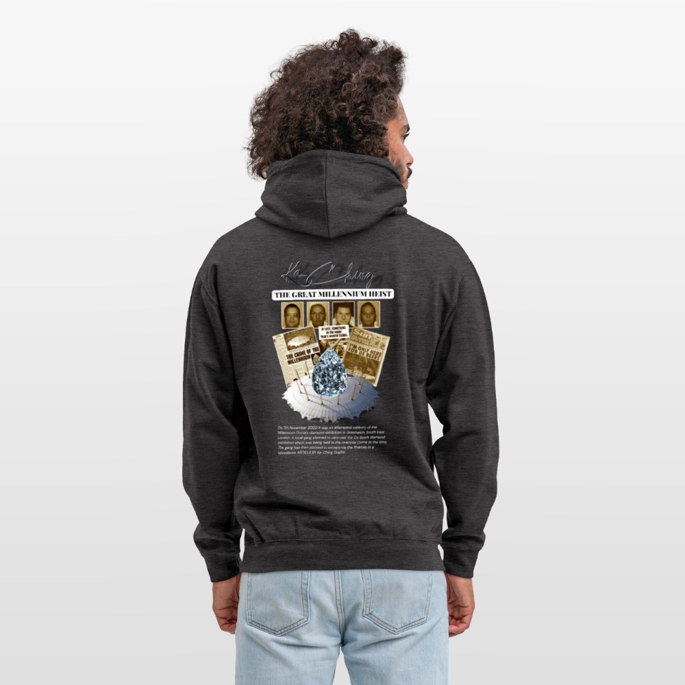 Diamond Range Unisex Hoodie limited editions design 1 - charcoal grey