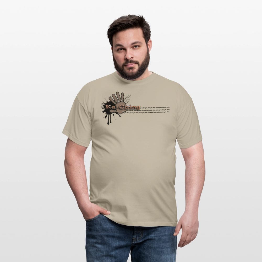 Unisex T-Shirt Ching Bronze Logo CHBZ-T-04w - sand beige