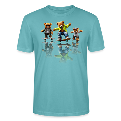 skateboarding Teds Tee - pastel turquoise