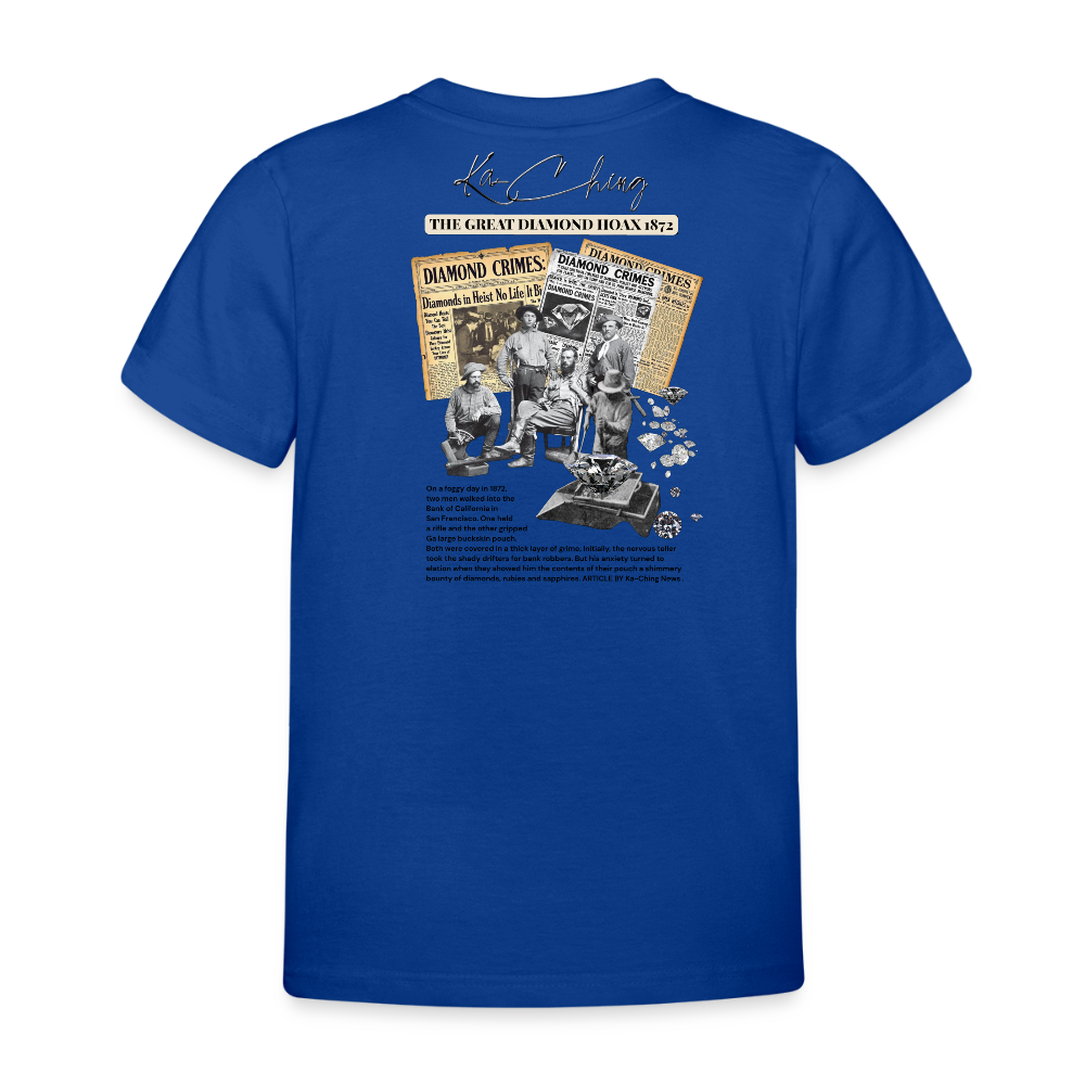Diamond Range hoax 1872 T-Shirt limited edition - royal blue