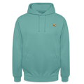 Minimal Range Unisex Hoodie limited Ka-Ching design2 - pastel turquoise