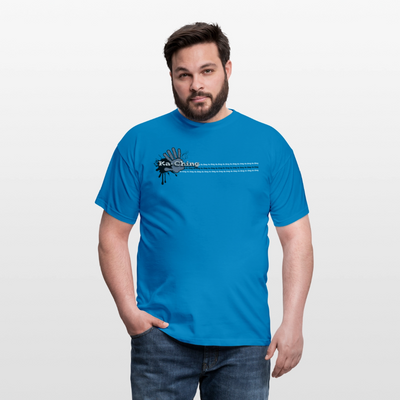 Unisex T-Shirt Ching Silver Logo CH-SLR-T-03c - royal blue