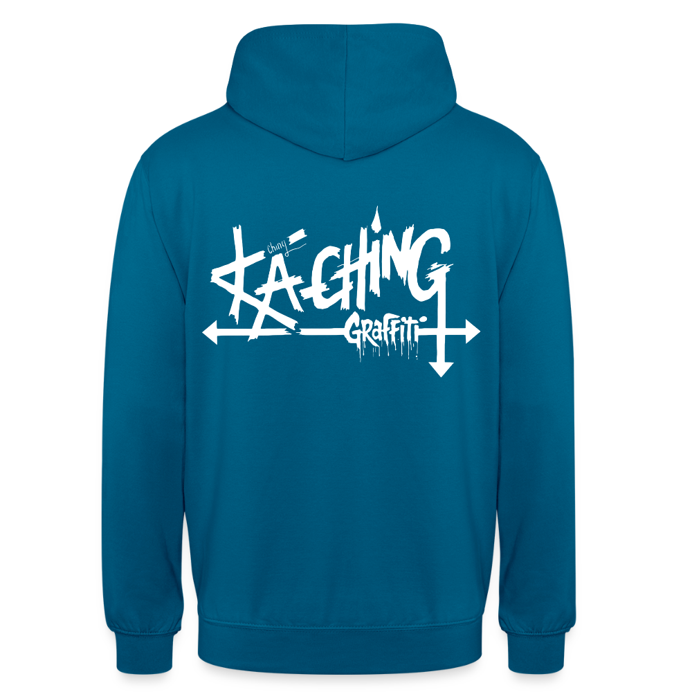 Minimal Range Unisex Hoodie limited Ka-Ching ⁶design - deep sea blue 