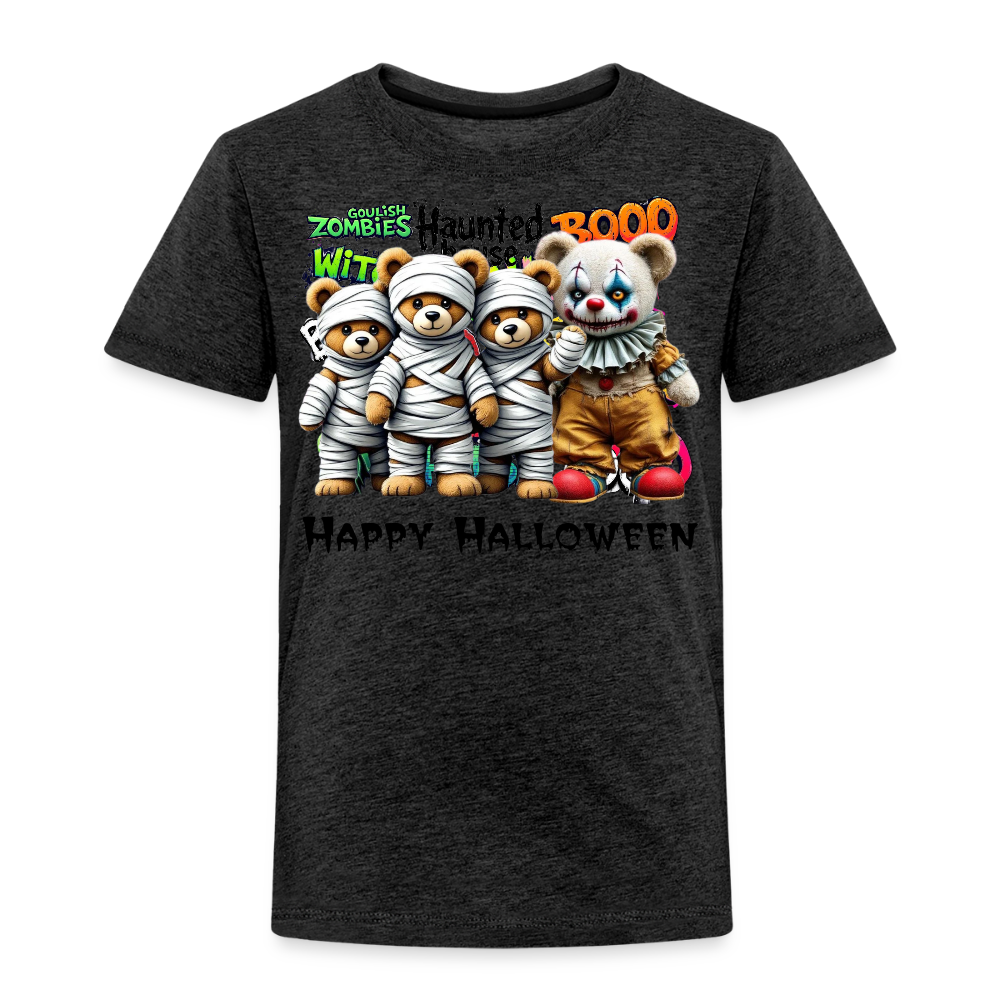 Teddies clown Tee - charcoal grey