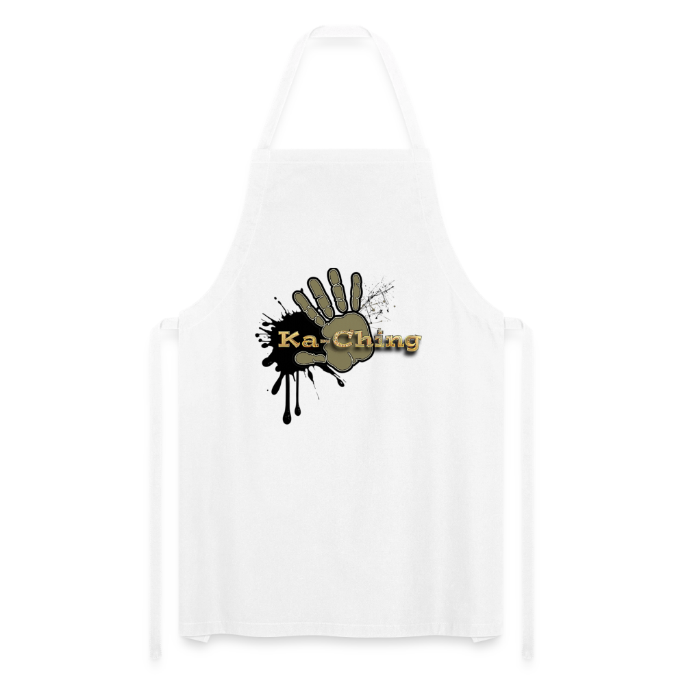 Cooking Apron gold - white
