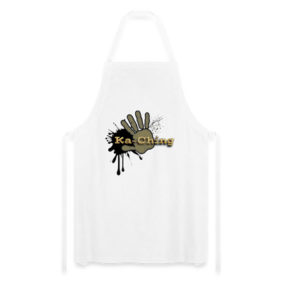 Cooking Apron gold - white