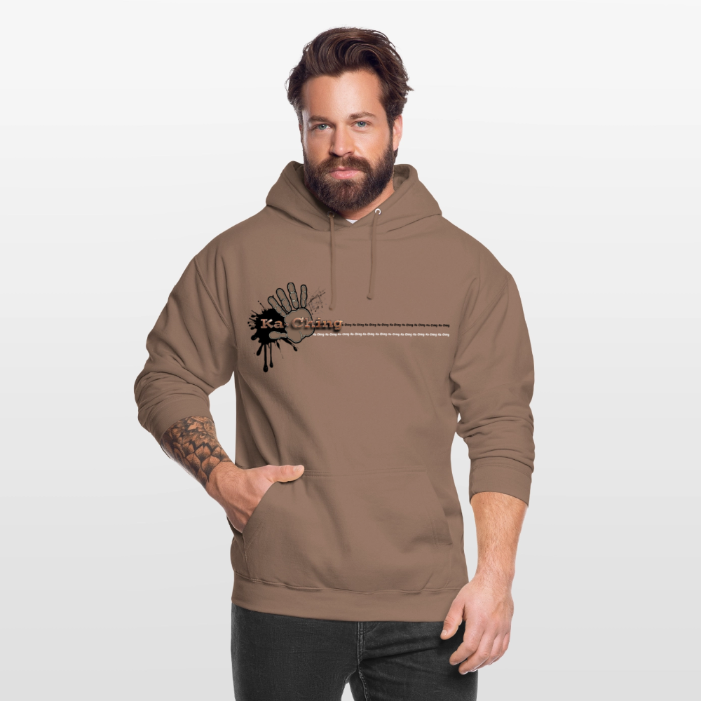 Ka-Ching Unisex Hoodie Ching Bronze logo - mocha