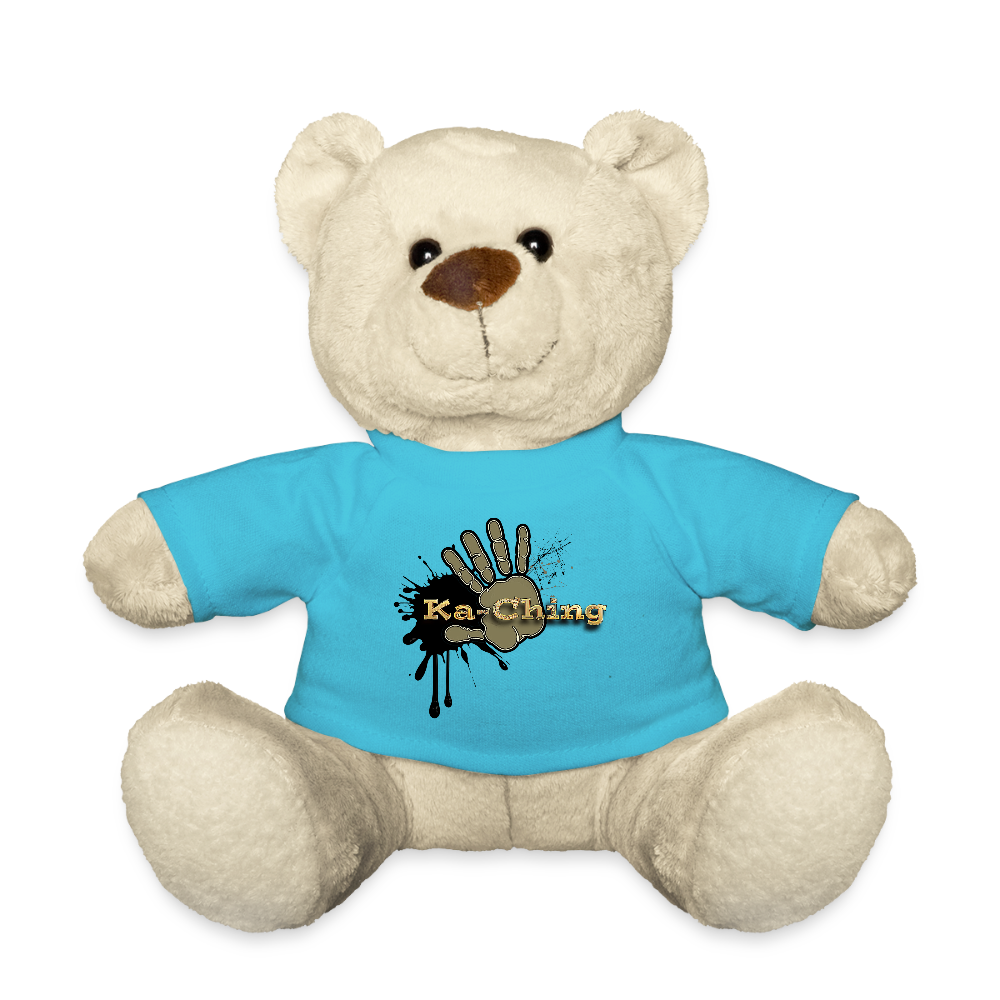Ka-Ching Teddy Bear - atoll blue