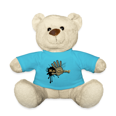 Ka-Ching Teddy Bear - atoll blue