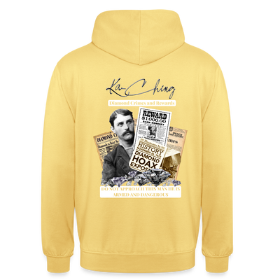 diamond range limited edition Hoodie  design 3 - lemon yellow