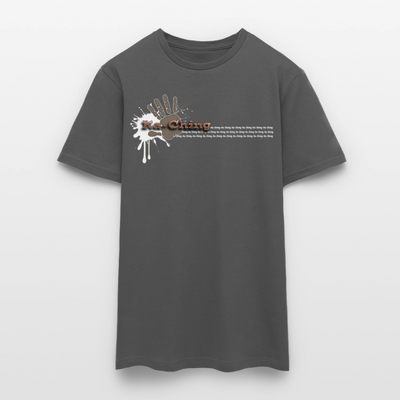 Unisex T-Shirt Ching Bronze Logo WH/Dark CHBR-T-04d - charcoal grey