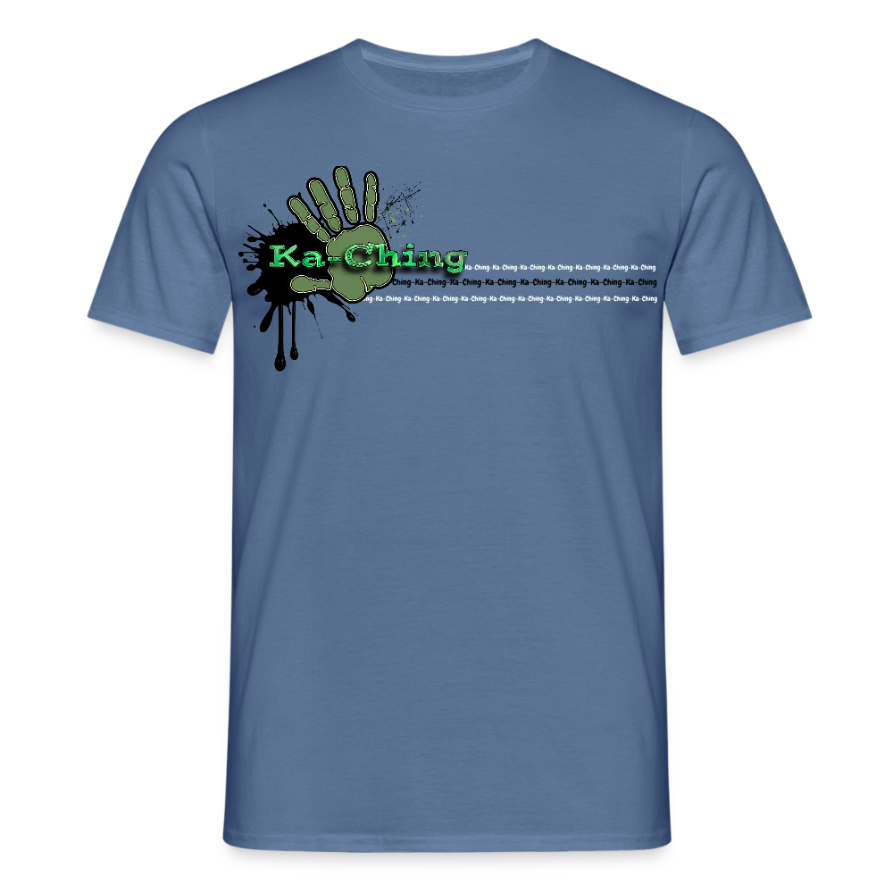 Unisex T-Shirt Ching Green Logo CHGR-T-01c - dove blue 