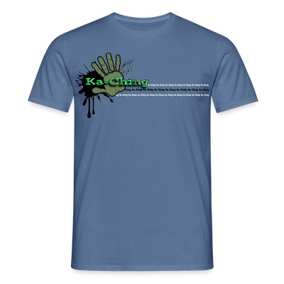 Unisex T-Shirt Ching Green Logo CHGR-T-01c - dove blue 