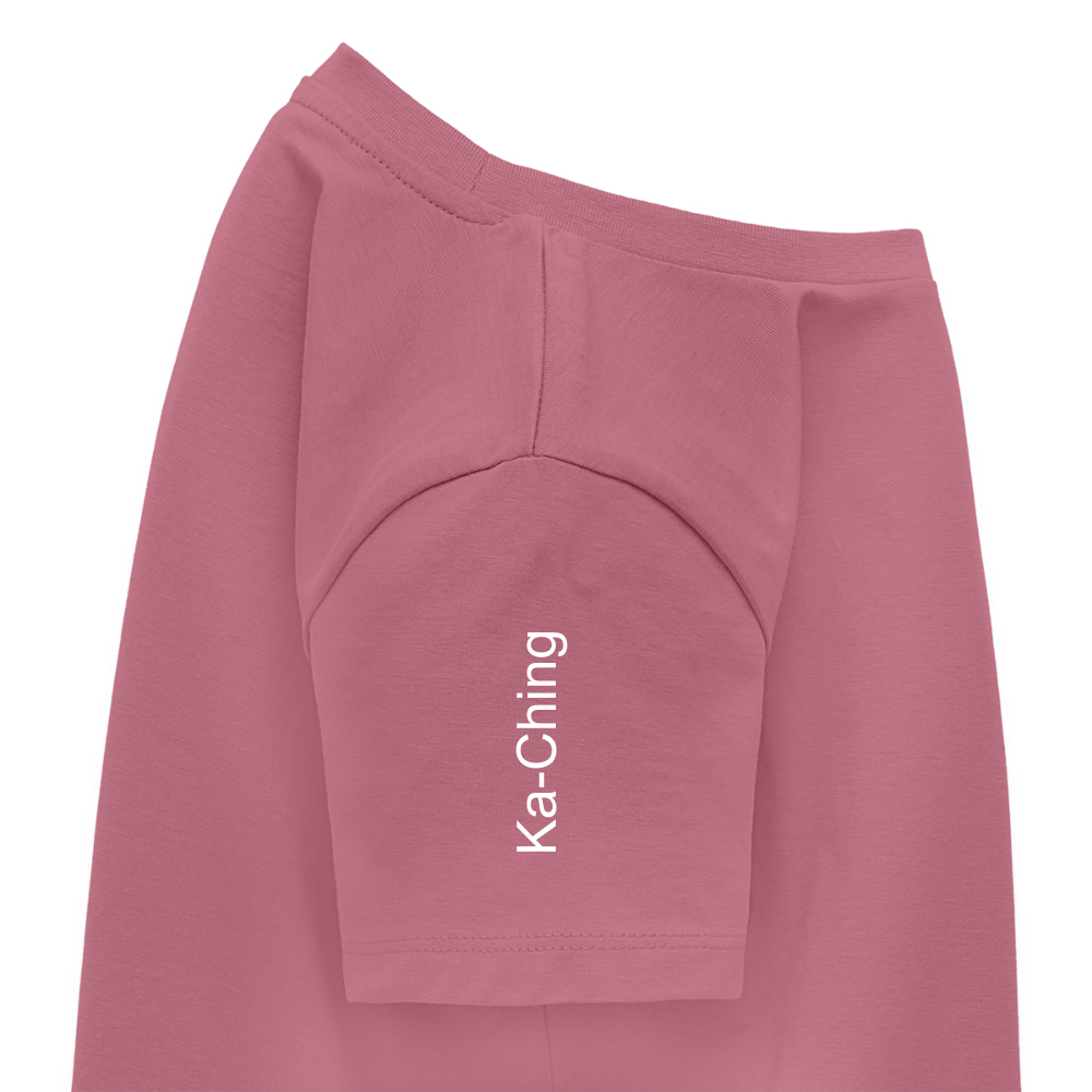 Unisex T-Shirt Ching Silver Logo - mauve
