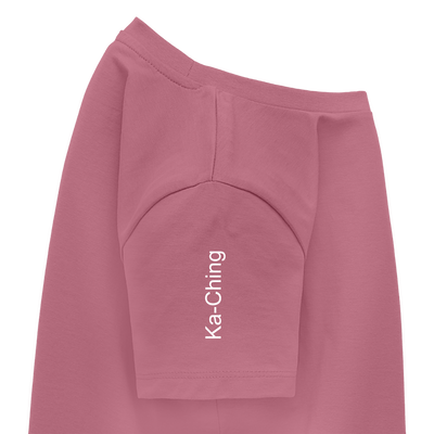 Unisex T-Shirt Ching Silver Logo - mauve