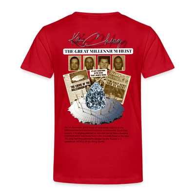 Diamond Range Millenium Heist 2000 Tee limited edition - red