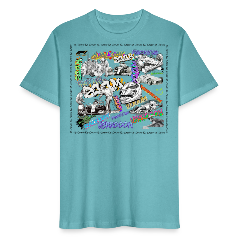 Unisex T-Shirt Graffiti F1 - pastel turquoise
