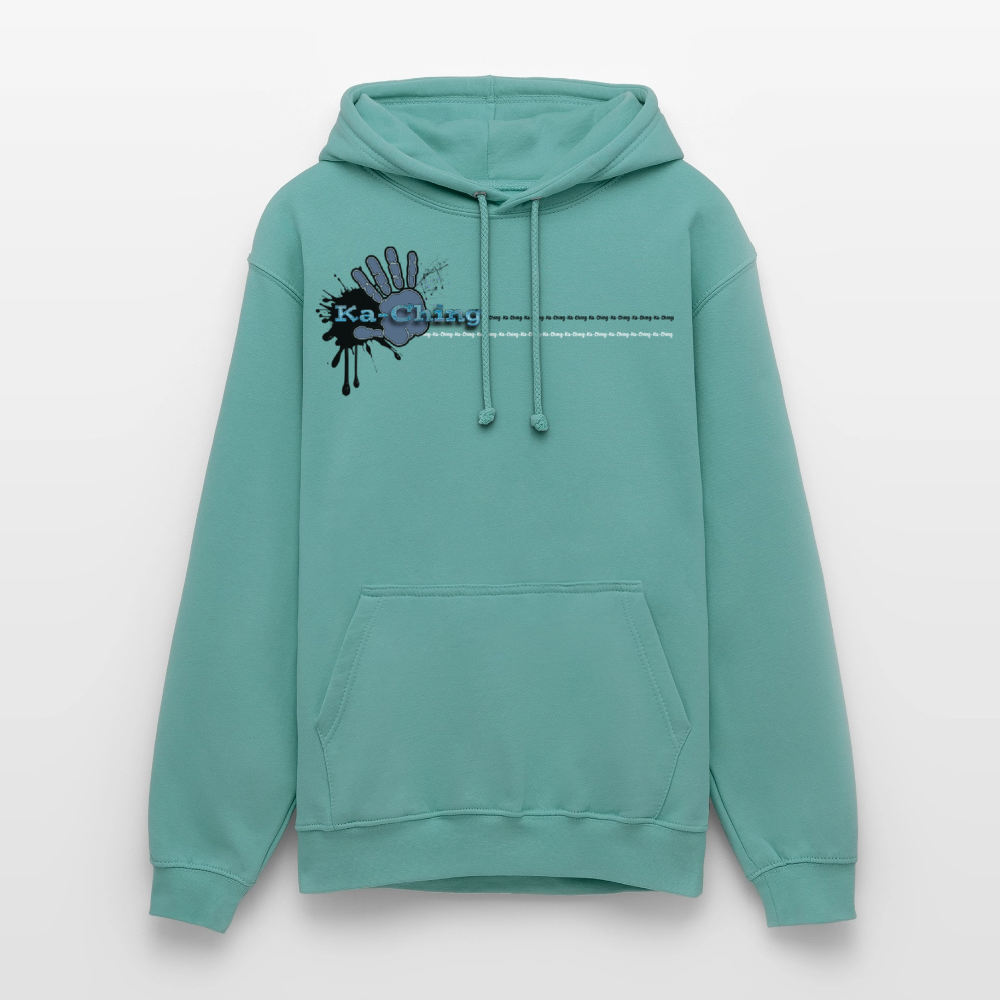 Unisex Hoodie Ching Blue logo - pastel turquoise