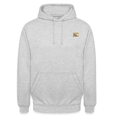 diamond range limited edition Hoodie  design 1 light background - light heather grey