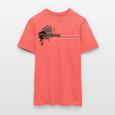 Unisex T-Shirt Ching Bronze Logo CHBZ-T-04c - coral
