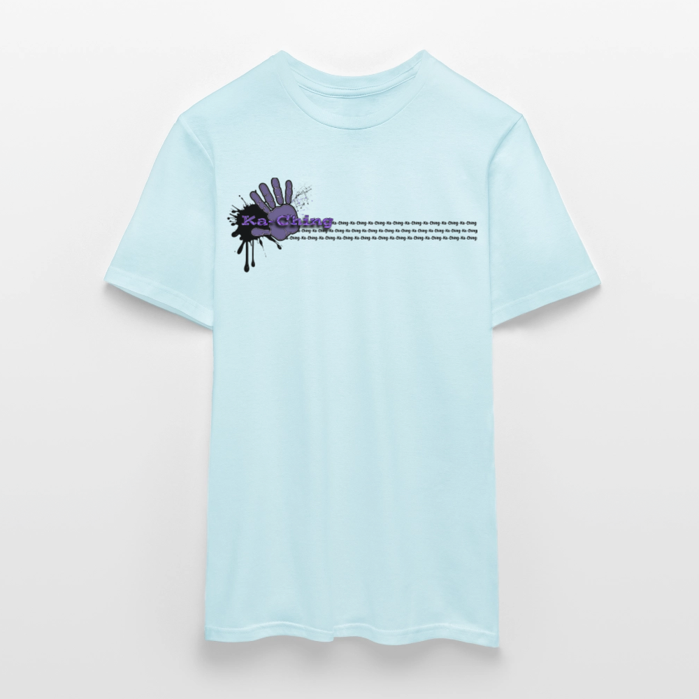 Unisex T-Shirt Ching Purple Logo CHPU-T-06w - sky