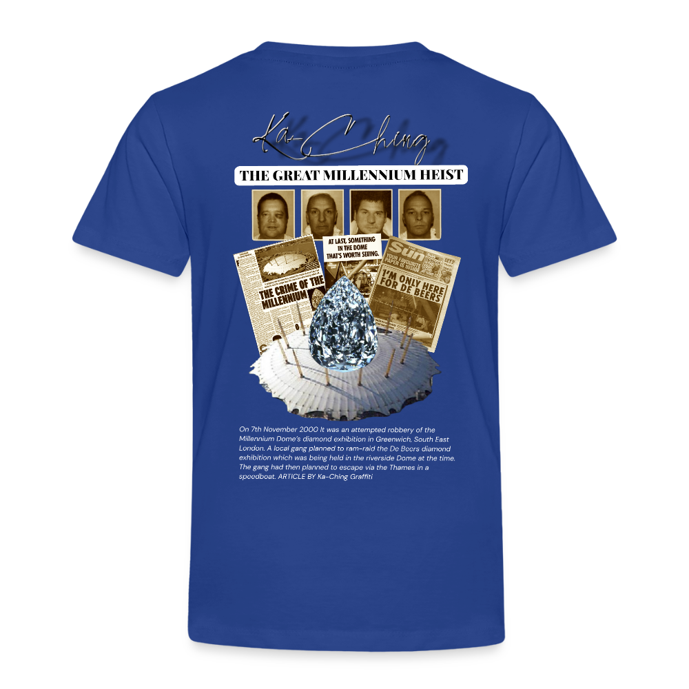 Diamond Range Millenium Heist 2000 Tee limited edition - royal blue