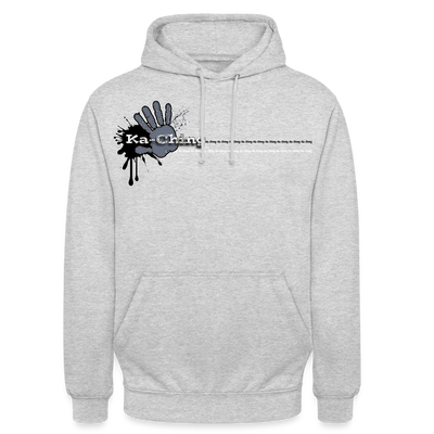 Unisex Hoodie Ching Silver logo - light heather grey