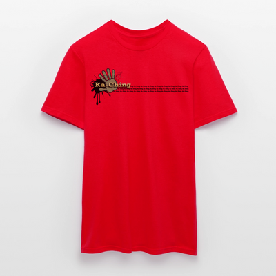 Ka-Ching T-Shirt Ching Gold Logo CHGD-T-02w - red