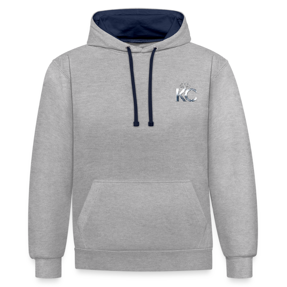Silver Range Barclays bank Robɓery 1970 Hoodie limited edition - heather grey/navy