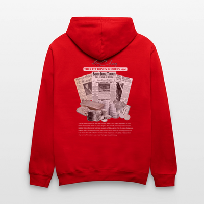Silver Range City Bonds Robɓery 1990 Hoodie limited edition - red/white