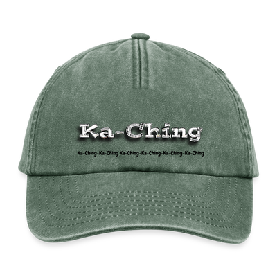 CAP Ching SILVER Logo CH-SLR-H-03 - vintage bottle green 