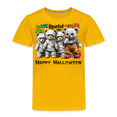 Teddies clown Tee - sun yellow