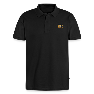 Diamond Range Unisex Polo Tee limited editions design 1 - black