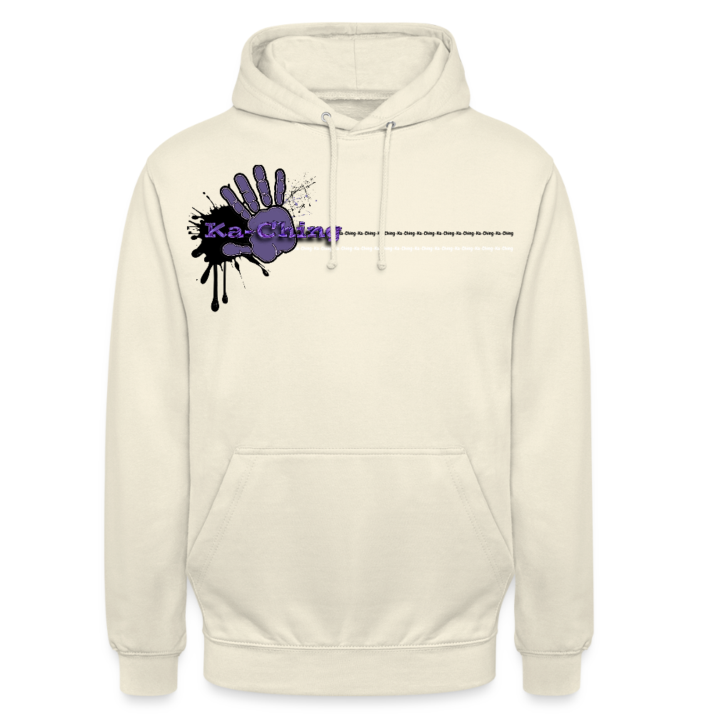 Unisex Hoodie Ching Purple logo - vanilla