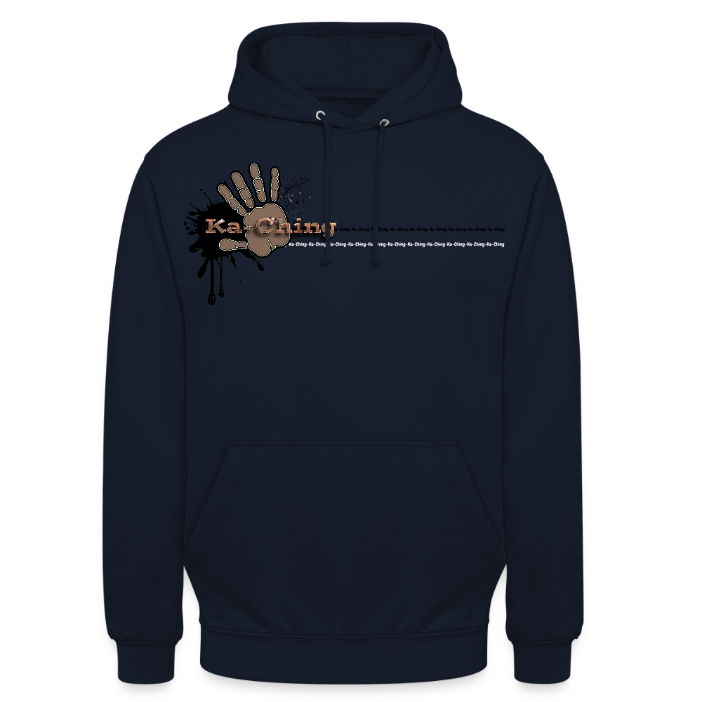 Unisex Hoodie Ching Bronze logo - navy