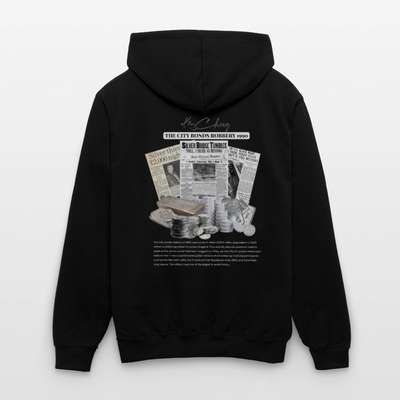Silver Range City Bonds Robɓery 1990 Hoodie limited edition - black/gold