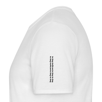 Ka-Ching T-Shirt Ching Gold Logo CHGD-T-02w - white