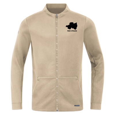 Made in Rwanda unisex Zipped Hoodie JAKO Pro Casual Jacket - beige