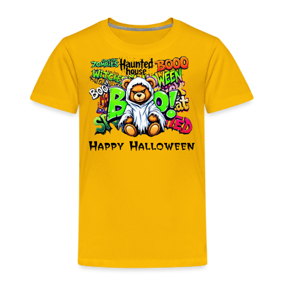 Teddie Ghost boo Tee - sun yellow