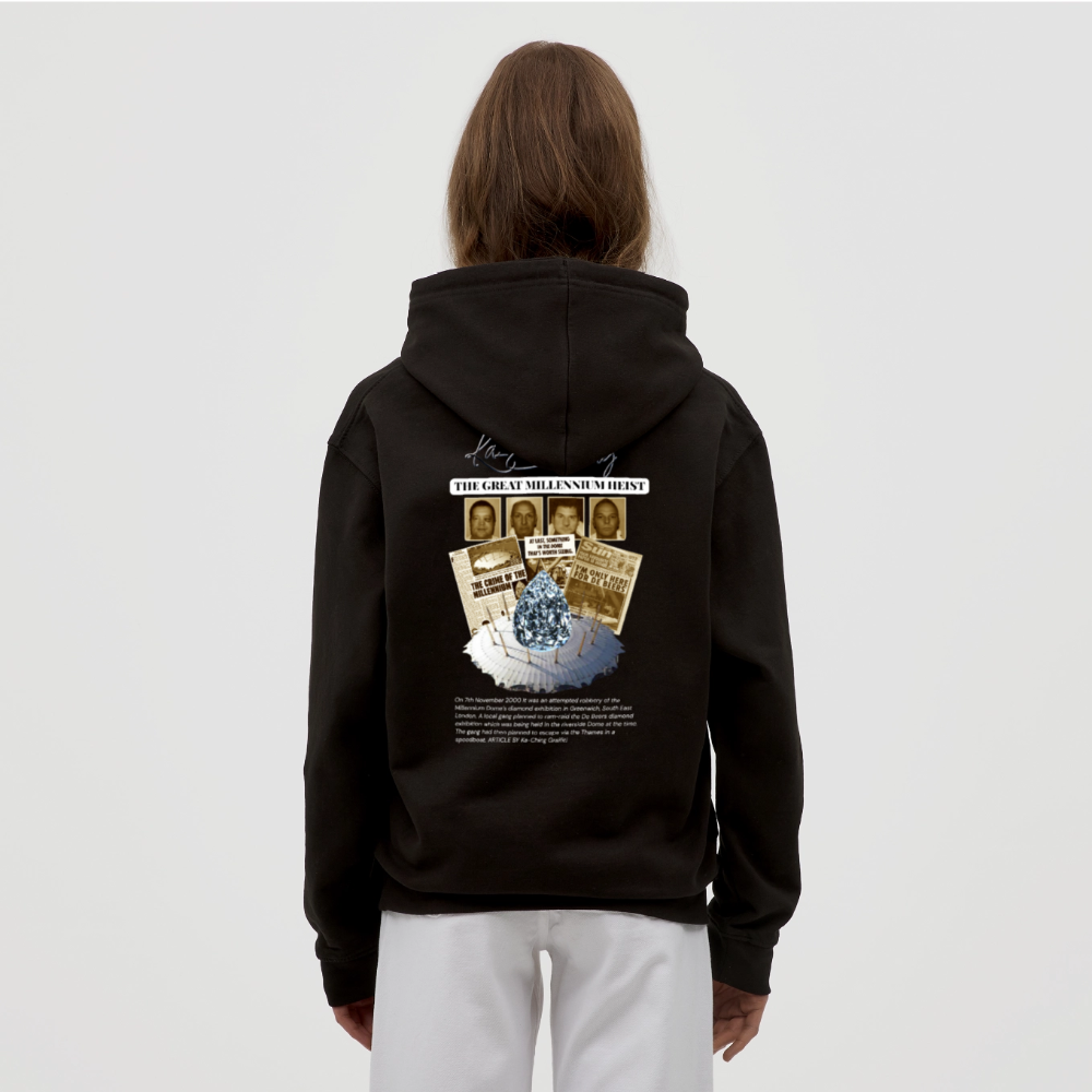 Diamond Range Unisex Hoodie limited editions design 1 - black