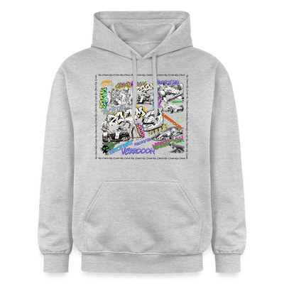 Unisex F1 Graffiti Hoodie - light heather grey